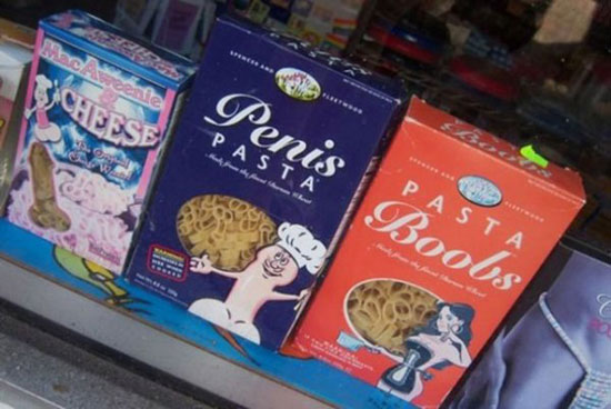 pasta boobs