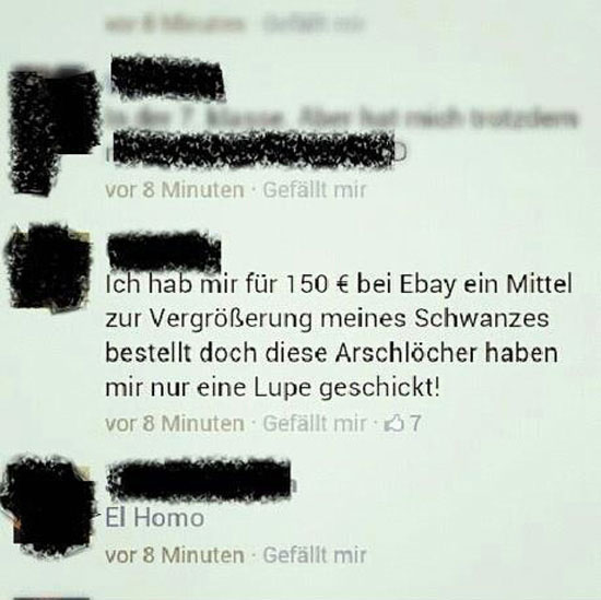 Penisvegoesserung FAIL
