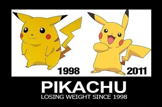 pikachus diet worked