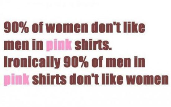 Pink shirts