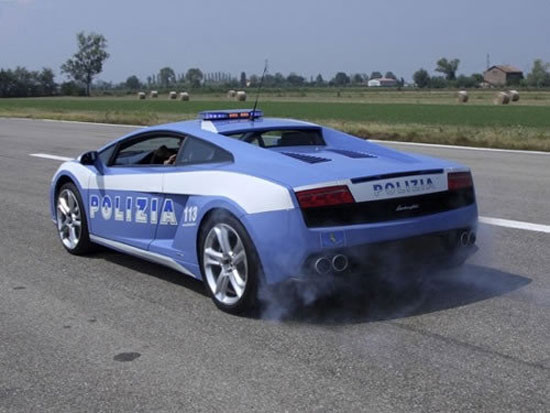 police lamborghini