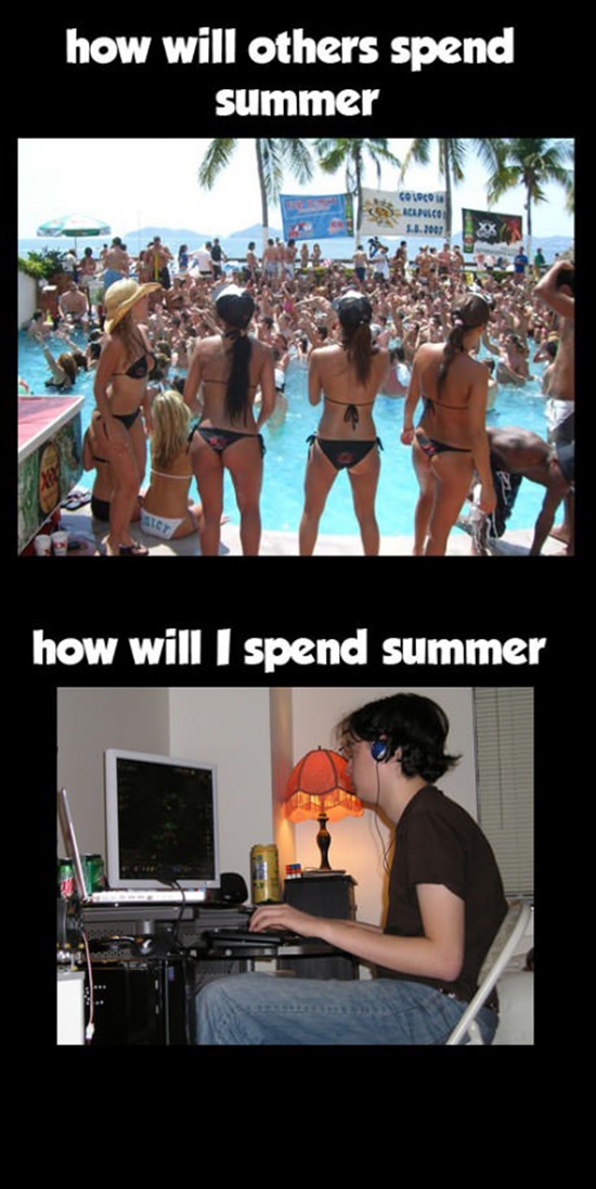 Den Sommer verbringen...