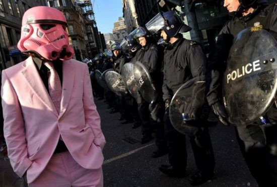 protester