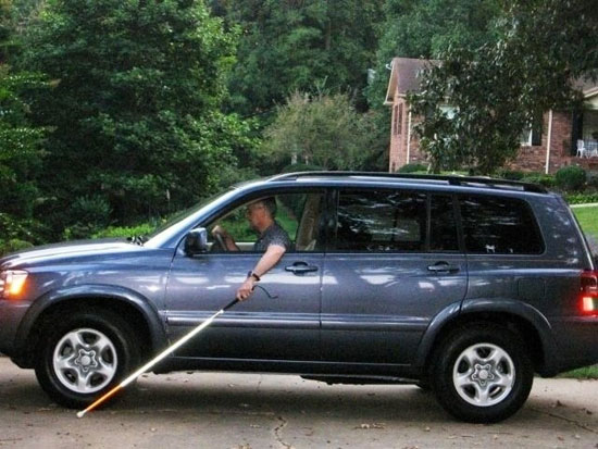 Blind Autofahren