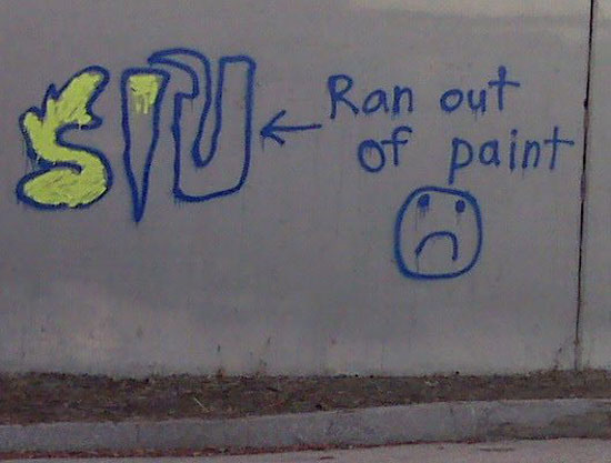Ran Out of paing