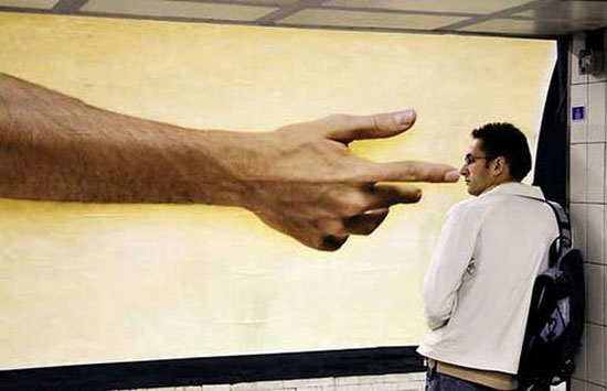 right in the nose