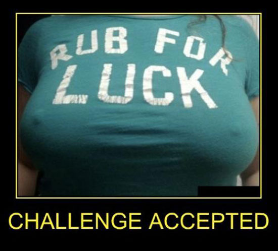rub for luck
