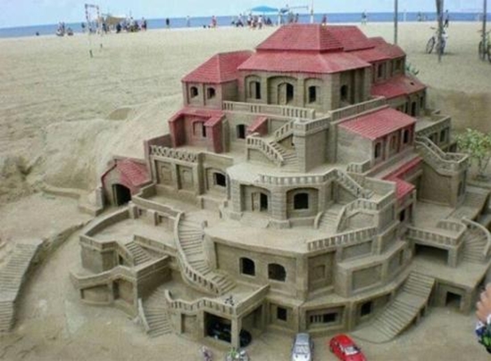 Sandburg bauen Like a Boss - Win Bild