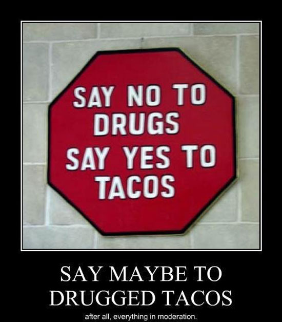 say no to drugs