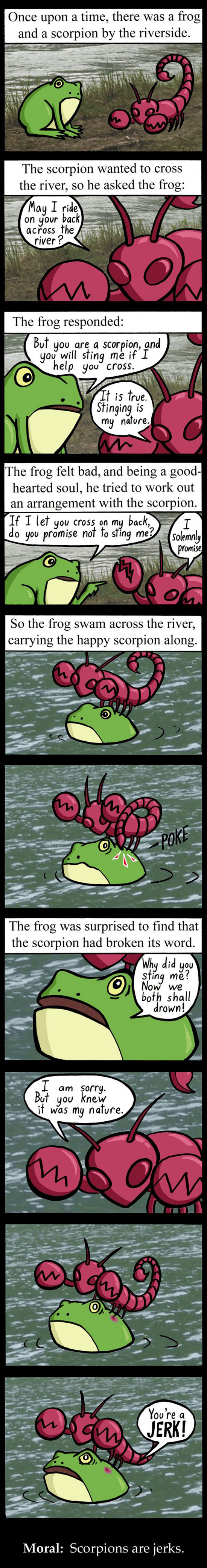 scorpions are jerk