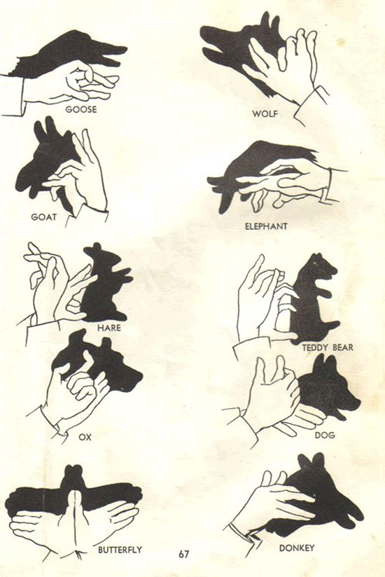 shadow puppets