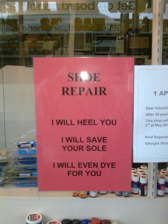 shoe repair