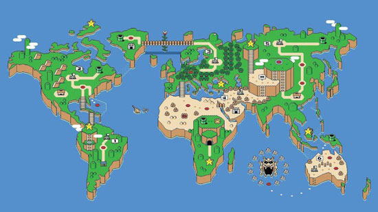 So sieht Supermario die Welt