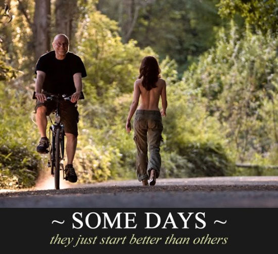 Some days just starts better than the others