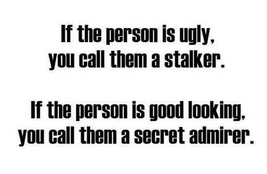 stalker vs secret admirer