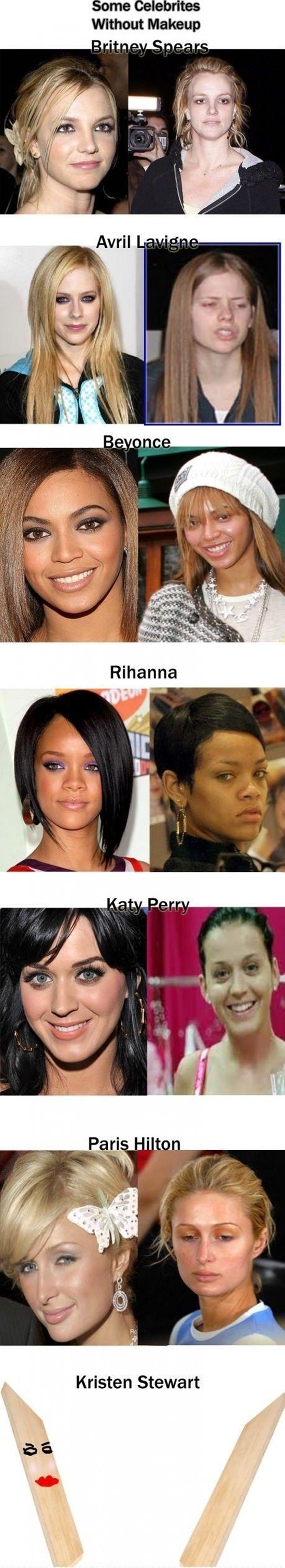 Stars ohne Make-up - Win Bild