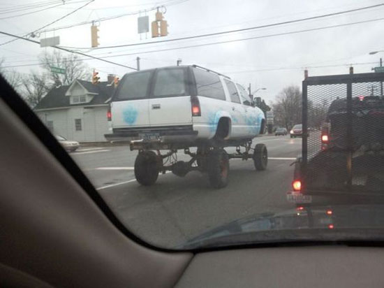strange car