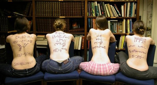 studying with nerdy girls