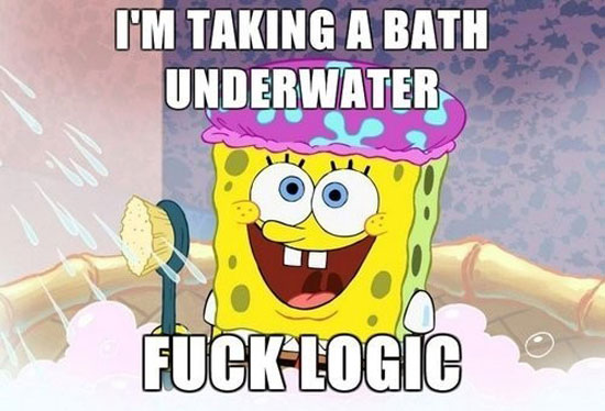 taking a bath underwater