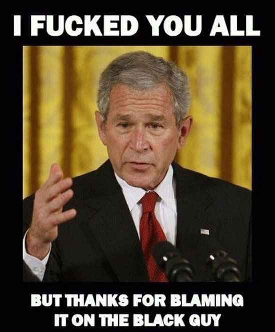 Thanks for blaming it on the black guy