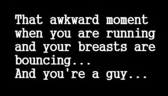 The awkward moment