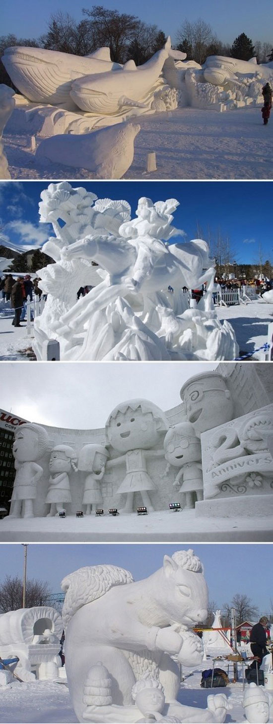 The best snow sculptures ever