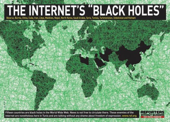the internets black holes