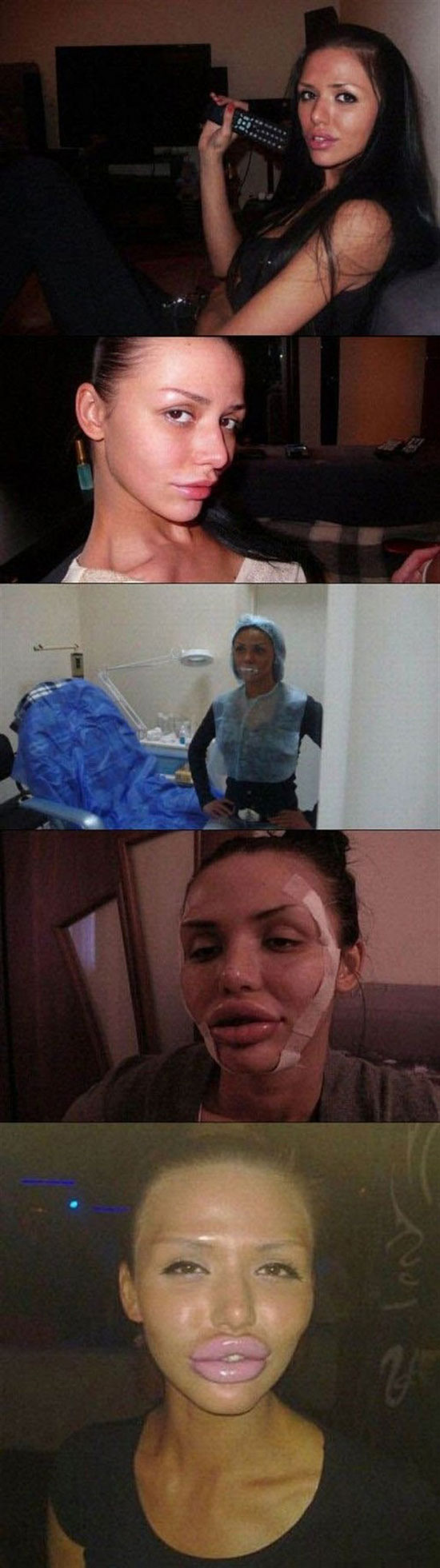 this hot chick made herself ugly