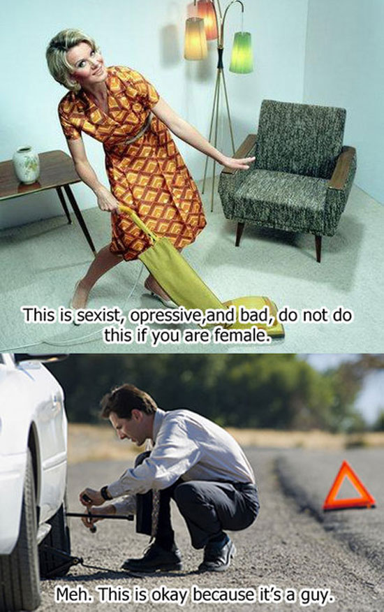 this is sexist oppressive and bad