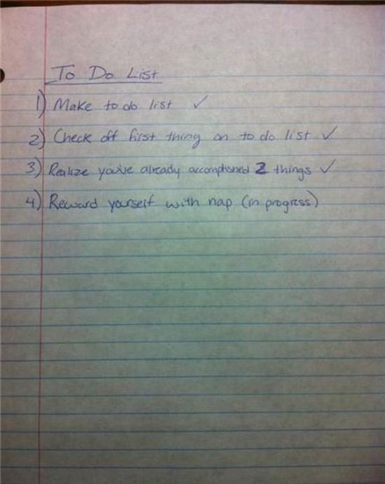 to do list