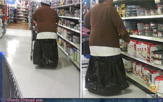 trashbag skirt