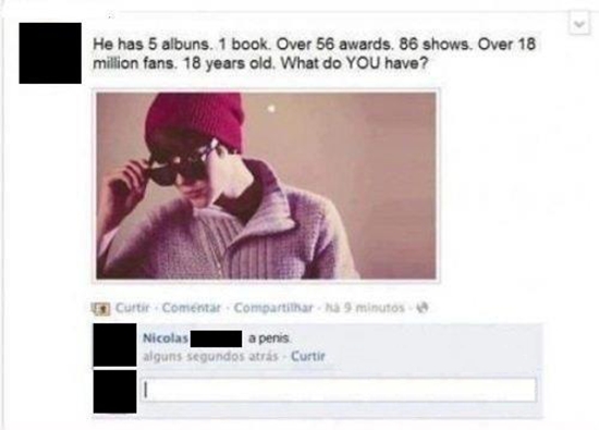Und was habt ihr - Facebook Kommentar Win