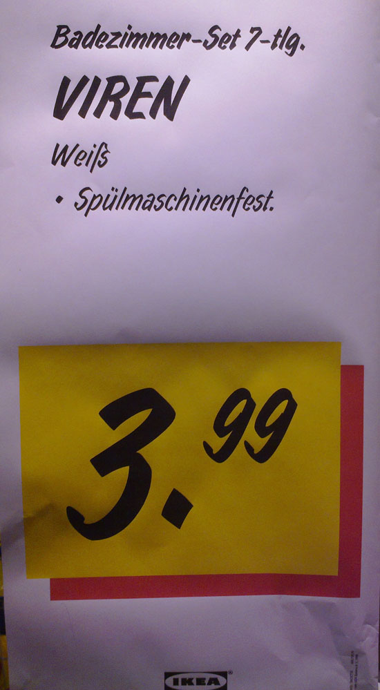 viren im sonderangebot