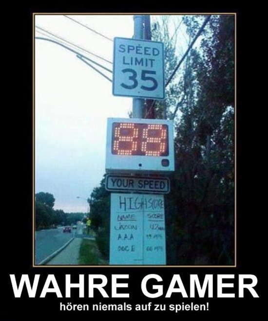 Wahre Gamer - DeMotivational Bild