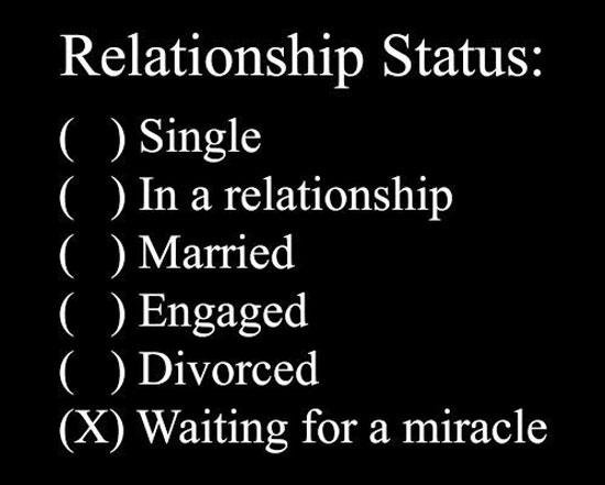 waiting for a miracle
