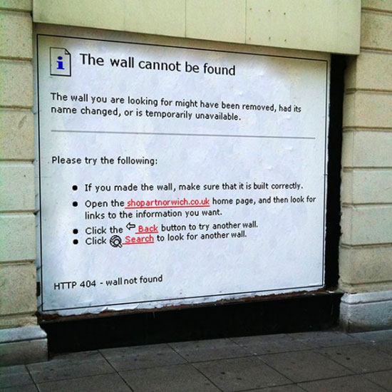 wall not found 10999