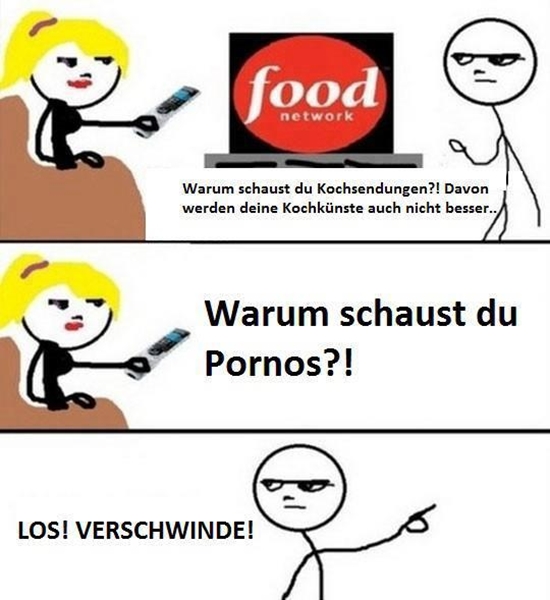 Warum schaust du Kochsendungen