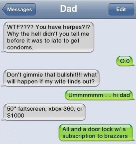 Warum zum Teufel sagst du mir nichts - iPhone Fail