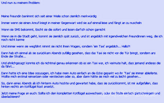Was soll er bloß tun
