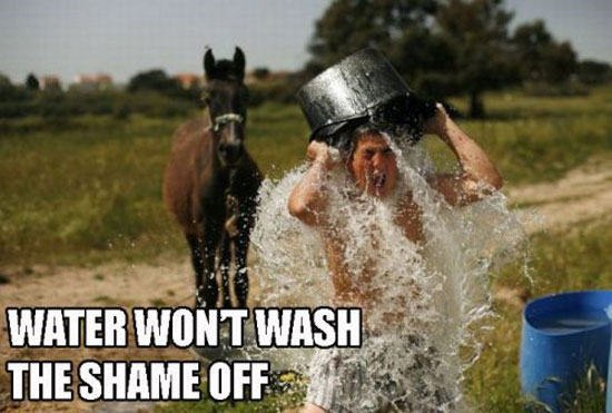 water dont wash the shame off
