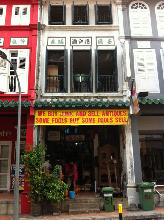 we buy junk and sell antiques