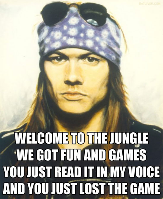 welcome to the jungle