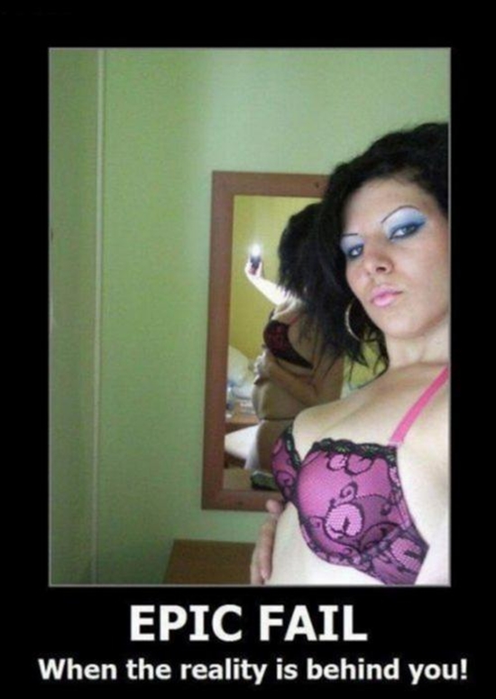 Wenn die Realität hinter dir ist - DeMotivational Fail Bild