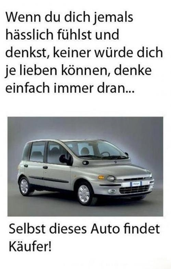 Wenn du dich jemals hässlich fühlst - Win Bild