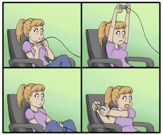 Wenn Frauen zocken - WinFail Bild