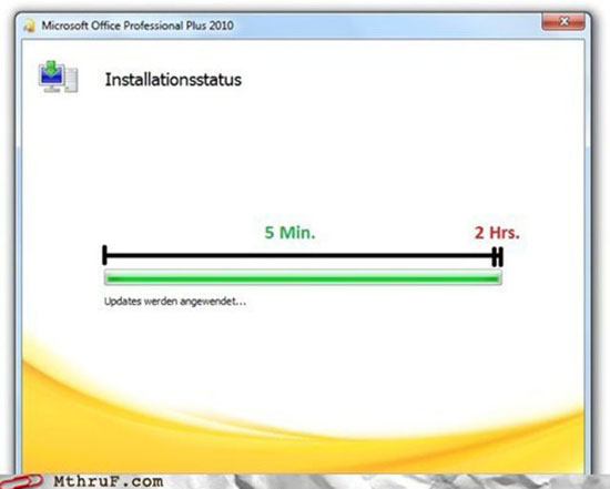 Wer kennts - Installationsstatus