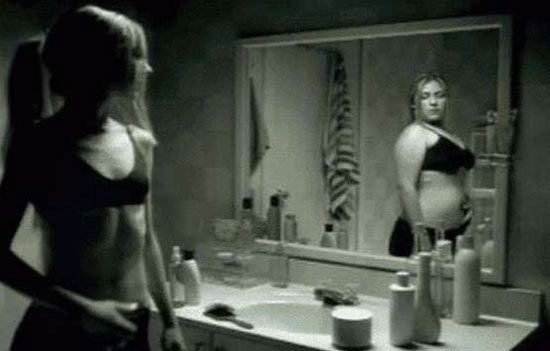 what they see in the mirror
