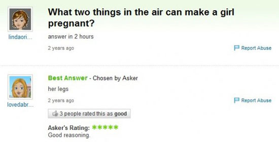 what two things in the air can make a girl pregnant