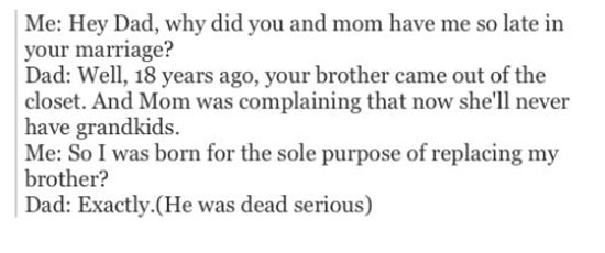 Why they have him so later in their marriage