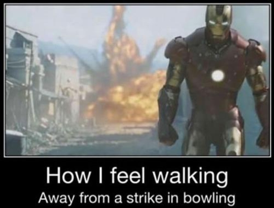 Wie ich mich nach einem Strike fühle - DeMotivational Bild